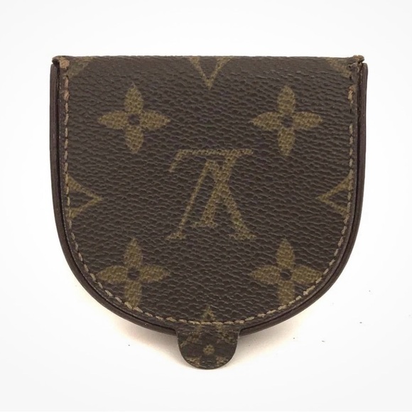 Louis Vuitton Monogram Porte Monnaie Cuvette Coin Purse wallet/vintage, rare - Picture 7 of 17
